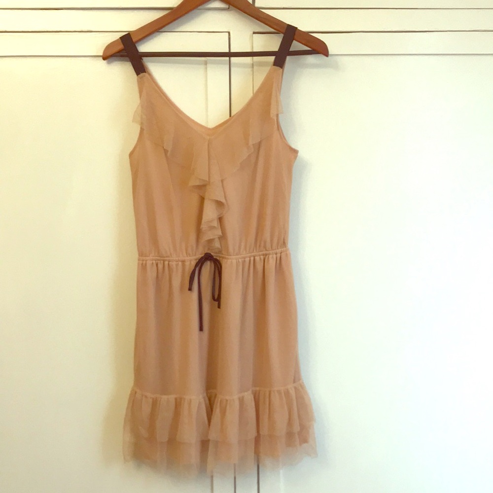 Sleeveless blush dress